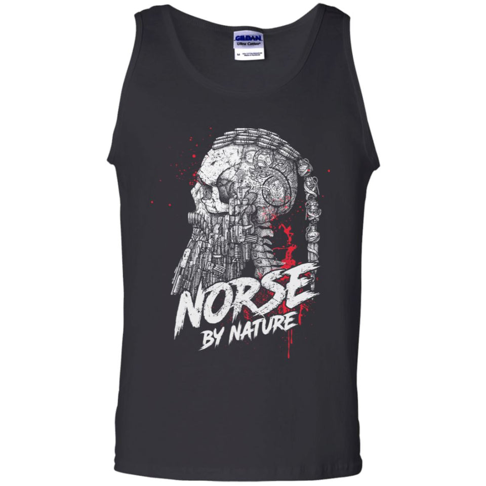 Viking, Norse, Gym t-shirt & apparel, Norse By Nature, FrontApparel[Heathen By Nature authentic Viking products]Cotton Tank TopBlackS
