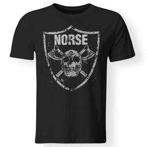 Viking, Norse, Gym t-shirt & apparel, Norse, FrontApparel[Heathen By Nature authentic Viking products]Premium Men T-ShirtBlackS