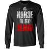 Viking, Norse, Gym t-shirt & apparel, Norse In My Blood, FrontApparel[Heathen By Nature authentic Viking products]Long-Sleeve Ultra Cotton T-ShirtBlackS