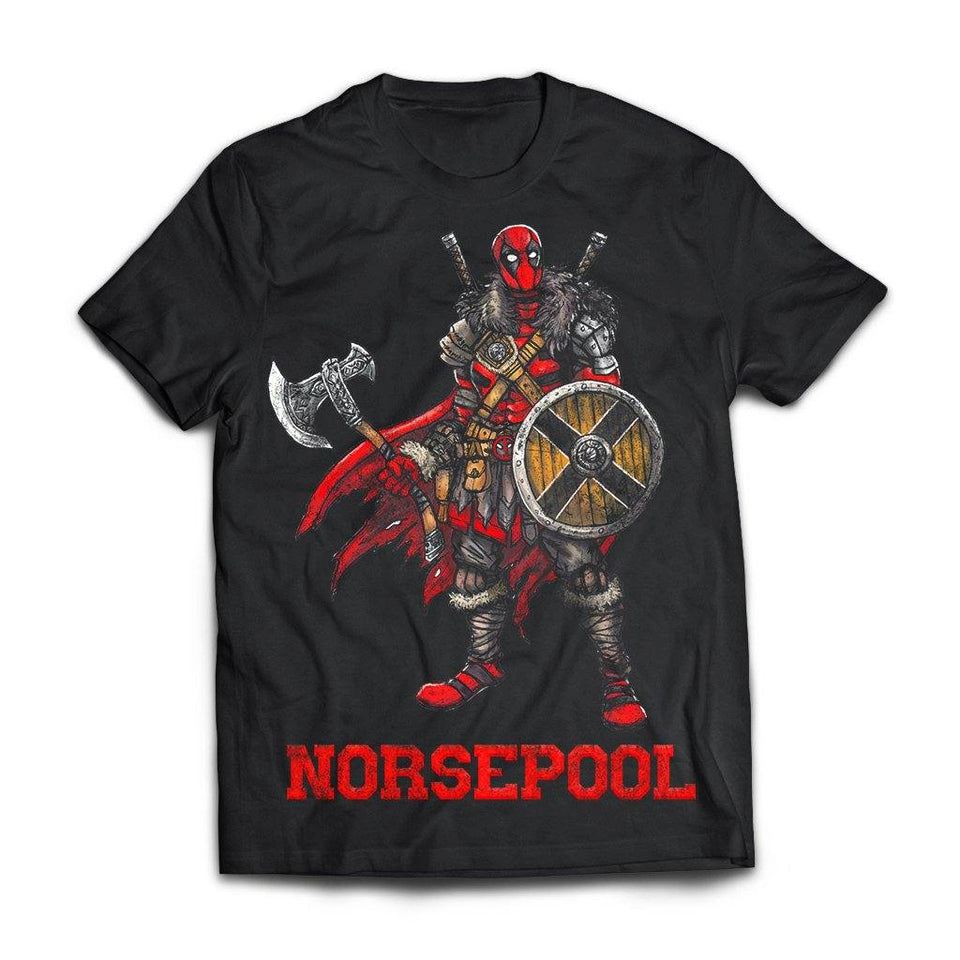 Viking, Norse, Gym t-shirt & apparel, Norsepool, FrontApparel[Heathen By Nature authentic Viking products]Next Level Premium Short Sleeve T-ShirtBlackX-Small