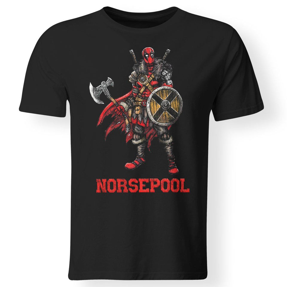 Viking, Norse, Gym t-shirt & apparel, Norsepool, FrontApparel[Heathen By Nature authentic Viking products]Premium Men T-ShirtBlackS