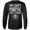 Viking, Norse, Gym t-shirt & apparel, Not, A dick, Double sidedApparel[Heathen By Nature authentic Viking products]