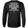 Viking, Norse, Gym t-shirt & apparel, Not everyone gets the same version of me, BackApparel[Heathen By Nature authentic Viking products]Long-Sleeve Ultra Cotton T-ShirtBlackS