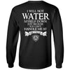 Viking, Norse, Gym t-shirt & apparel, Not water myself down, BackApparel[Heathen By Nature authentic Viking products]Long-Sleeve Ultra Cotton T-ShirtBlackS