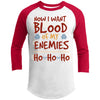 Viking, Norse, Gym t-shirt & apparel, Now i want blood of my enemies, FrontT-Shirts[Heathen By Nature authentic Viking products]White/RedX-Small