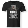 Viking, Norse, Gym t-shirt & apparel, Odin doesn't want you waking up, FrontApparel[Heathen By Nature authentic Viking products]Premium Men T-ShirtBlackS