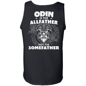 Viking, Norse, Gym t-shirt & apparel, Odin is the Allfather,BackApparel[Heathen By Nature authentic Viking products]Cotton Tank TopBlackS