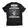 Viking, Norse, Gym t-shirt & apparel, Odin is the Allfather,BackApparel[Heathen By Nature authentic Viking products]Next Level Premium Short Sleeve T-ShirtBlackX-Small