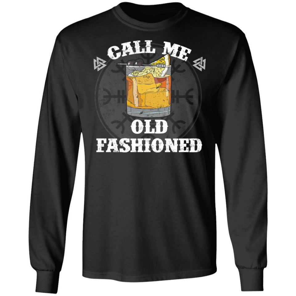 Viking, Norse, Gym t-shirt & apparel, Old Fashioned, FrontApparel[Heathen By Nature authentic Viking products]Long-Sleeve Ultra Cotton T-ShirtBlackS