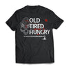 Viking, Norse, Gym t-shirt & apparel, Old Tired Hungry, FrontApparel[Heathen By Nature authentic Viking products]Next Level Premium Short Sleeve T-ShirtBlackX-Small