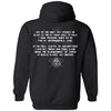 Viking, Norse, Gym t-shirt & apparel, Out Of The Night, BackApparel[Heathen By Nature authentic Viking products]Unisex Pullover HoodieBlackS