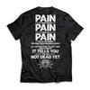 Viking, Norse, Gym t-shirt & apparel, Pain, BackApparel[Heathen By Nature authentic Viking products]Premium Short Sleeve T-ShirtBlackX-Small