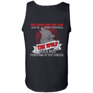 Viking, Norse, Gym t-shirt & apparel, Papa Wolf, Circus, Double sidedApparel[Heathen By Nature authentic Viking products]