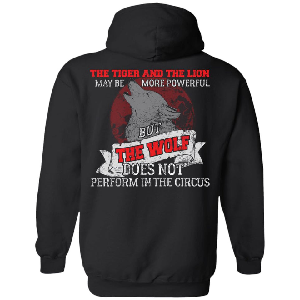 Viking, Norse, Gym t-shirt & apparel, Papa Wolf, Circus, Double sidedApparel[Heathen By Nature authentic Viking products]