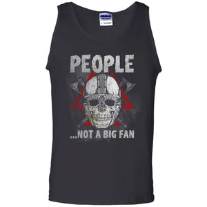 Viking, Norse, Gym t-shirt & apparel, People, Big Fan, frontApparel[Heathen By Nature authentic Viking products]Cotton Tank TopBlackS