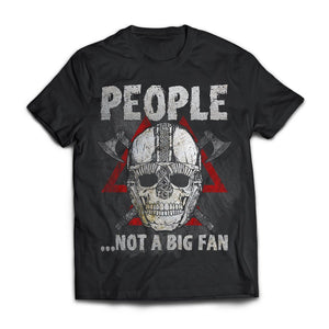 Viking, Norse, Gym t-shirt & apparel, People, Big Fan, frontApparel[Heathen By Nature authentic Viking products]Next Level Premium Short Sleeve T-ShirtBlackX-Small