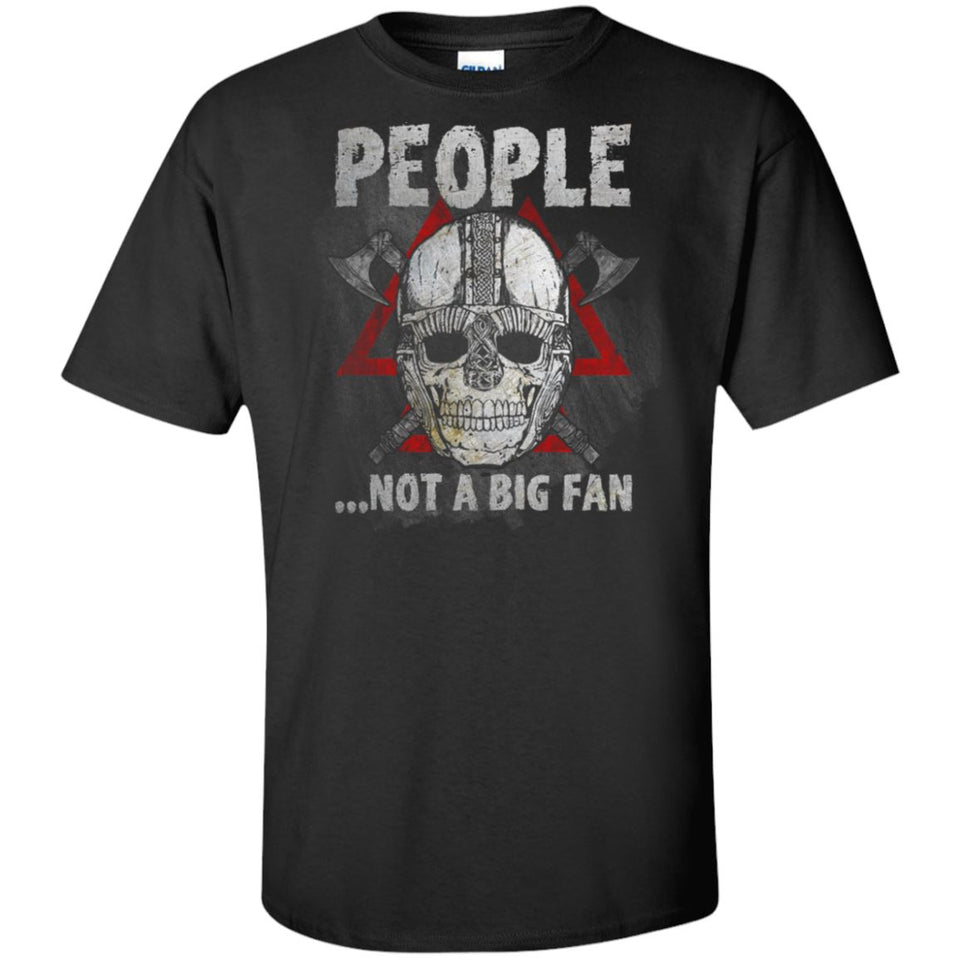 Viking, Norse, Gym t-shirt & apparel, People, Big Fan, frontApparel[Heathen By Nature authentic Viking products]Tall Ultra Cotton T-ShirtBlackXLT