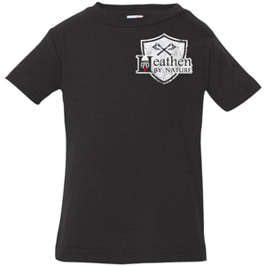 Viking, Norse, Gym t-shirt & apparel, Ragnar Lothbrok, Double sidedApparel[Heathen By Nature authentic Viking products]Infant Jersey T-ShirtBlack6 Months