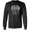 Viking, Norse, Gym t-shirt & apparel, Reps for Odin, frontApparel[Heathen By Nature authentic Viking products]Long-Sleeve Ultra Cotton T-ShirtBlackS