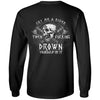 Viking, Norse, Gym t-shirt & apparel, river, drown, backApparel[Heathen By Nature authentic Viking products]Long-Sleeve Ultra Cotton T-ShirtBlackS