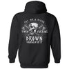 Viking, Norse, Gym t-shirt & apparel, river, drown, backApparel[Heathen By Nature authentic Viking products]Unisex Pullover HoodieBlackS