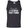 Viking, Norse, Gym t-shirt & apparel, Rule number one fuck what they think, frontApparel[Heathen By Nature authentic Viking products]Cotton Tank TopBlackS