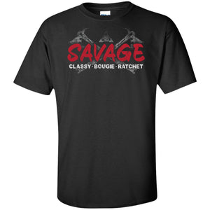 Viking, Norse, Gym t-shirt & apparel, Savage, FrontApparel[Heathen By Nature authentic Viking products]Tall Ultra Cotton T-ShirtBlackXLT