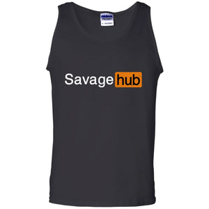Viking, Norse, Gym t-shirt & apparel, Savage hub, frontApparel[Heathen By Nature authentic Viking products]Cotton Tank TopBlackS