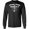 Viking, Norse, Gym t-shirt & apparel, Savage pagan and proud of it, FrontApparel[Heathen By Nature authentic Viking products]Long-Sleeve Ultra Cotton T-ShirtBlackS