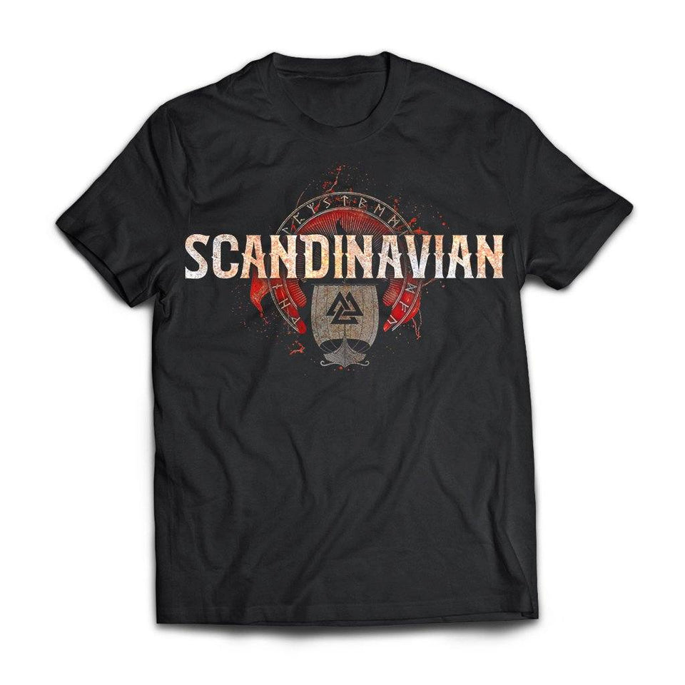 Viking, Norse, Gym t-shirt & apparel, Scandinavian, FrontApparel[Heathen By Nature authentic Viking products]Next Level Premium Short Sleeve T-ShirtBlackX-Small