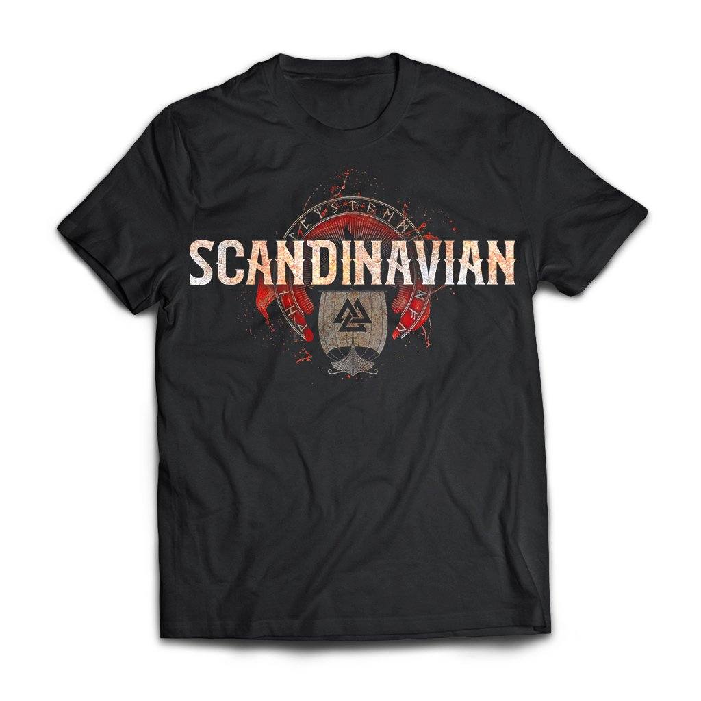 Viking, Norse, Gym t-shirt & apparel, Scandinavian, FrontApparel[Heathen By Nature authentic Viking products]Next Level Premium Short Sleeve T-ShirtBlackX-Small