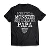 Viking, Norse, Gym t-shirt & apparel, She calls me PAPA, FrontApparel[Heathen By Nature authentic Viking products]Premium Short Sleeve T-ShirtBlackX-Small