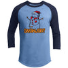 Viking, Norse, Gym t-shirt & apparel, Snowjob, FrontT-Shirts[Heathen By Nature authentic Viking products]Carolina Blue/NavyX-Small