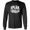Viking, Norse, Gym t-shirt & apparel, Speak Louder, FrontApparel[Heathen By Nature authentic Viking products]Long-Sleeve Ultra Cotton T-ShirtBlackS