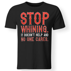 Viking, Norse, Gym t-shirt & apparel, Stop Whining, FrontApparel[Heathen By Nature authentic Viking products]Premium Men T-ShirtBlackS