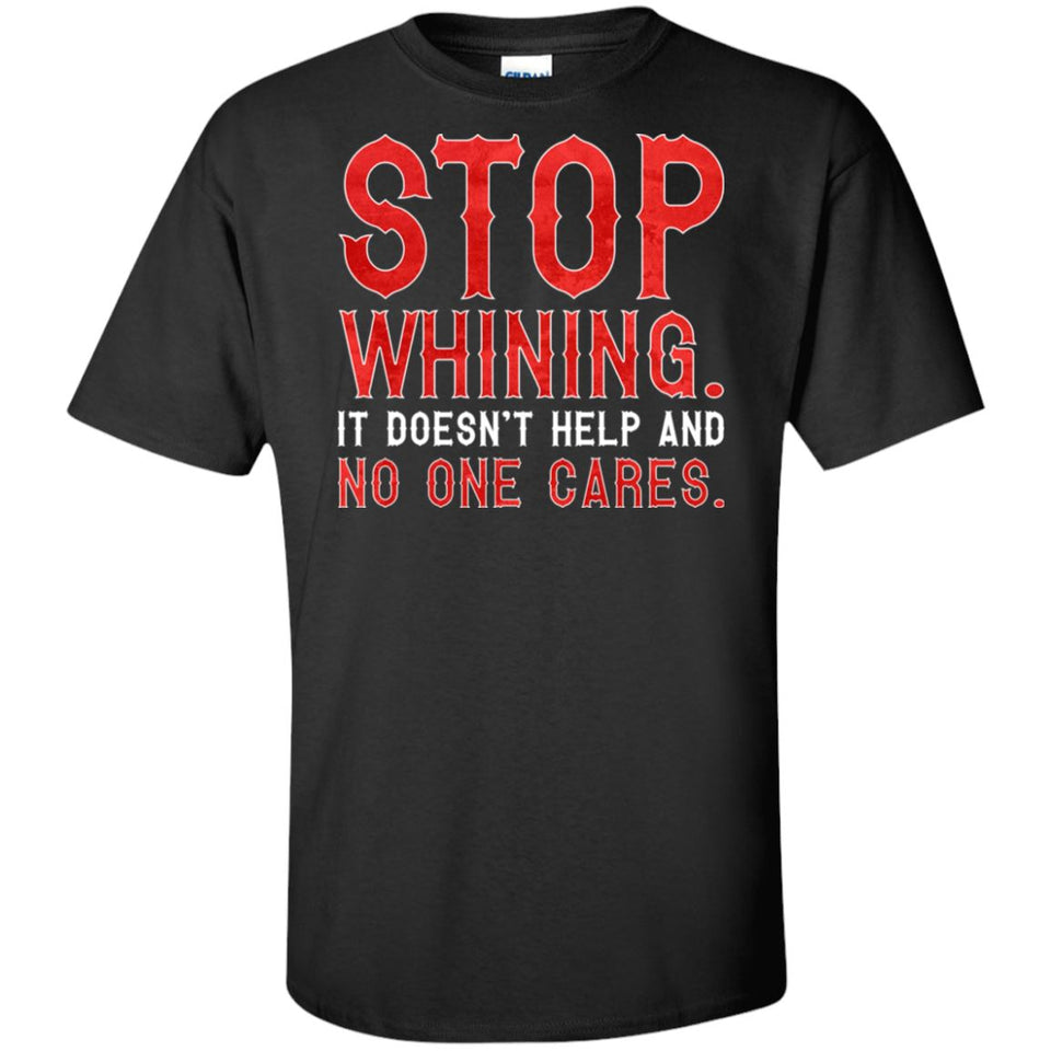 Viking, Norse, Gym t-shirt & apparel, Stop Whining, FrontApparel[Heathen By Nature authentic Viking products]Tall Ultra Cotton T-ShirtBlackXLT