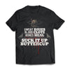 Viking, Norse, Gym t-shirt & apparel, Suck It Up Buttercup, FrontApparel[Heathen By Nature authentic Viking products]Next Level Premium Short Sleeve T-ShirtBlackX-Small