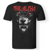 Viking, Norse, Gym t-shirt & apparel, The Alpha, BackApparel[Heathen By Nature authentic Viking products]Premium Men T-ShirtBlackS