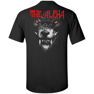 Viking, Norse, Gym t-shirt & apparel, The Alpha, BackApparel[Heathen By Nature authentic Viking products]Tall Ultra Cotton T-ShirtBlackXLT