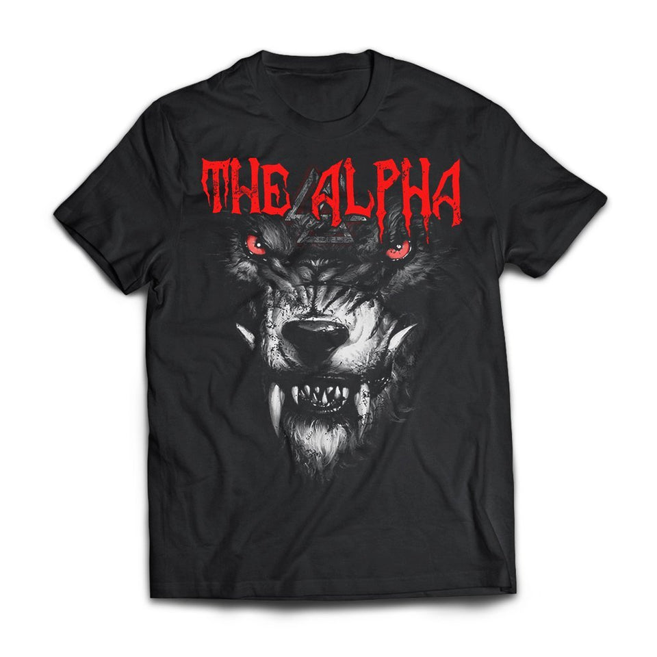 Viking, Norse, Gym t-shirt & apparel, The alpha, frontApparel[Heathen By Nature authentic Viking products]Next Level Premium Short Sleeve T-ShirtBlackX-Small