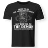 Viking, Norse, Gym t-shirt & apparel, The Demon, FrontApparel[Heathen By Nature authentic Viking products]Premium Men T-ShirtBlackS