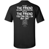 Viking, Norse, Gym t-shirt & apparel, The friend, BackApparel[Heathen By Nature authentic Viking products]Tall Ultra Cotton T-ShirtBlackXLT