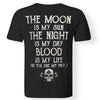 Viking, Norse, Gym t-shirt & apparel, The Moon, BackApparel[Heathen By Nature authentic Viking products]Premium Men T-ShirtBlackS