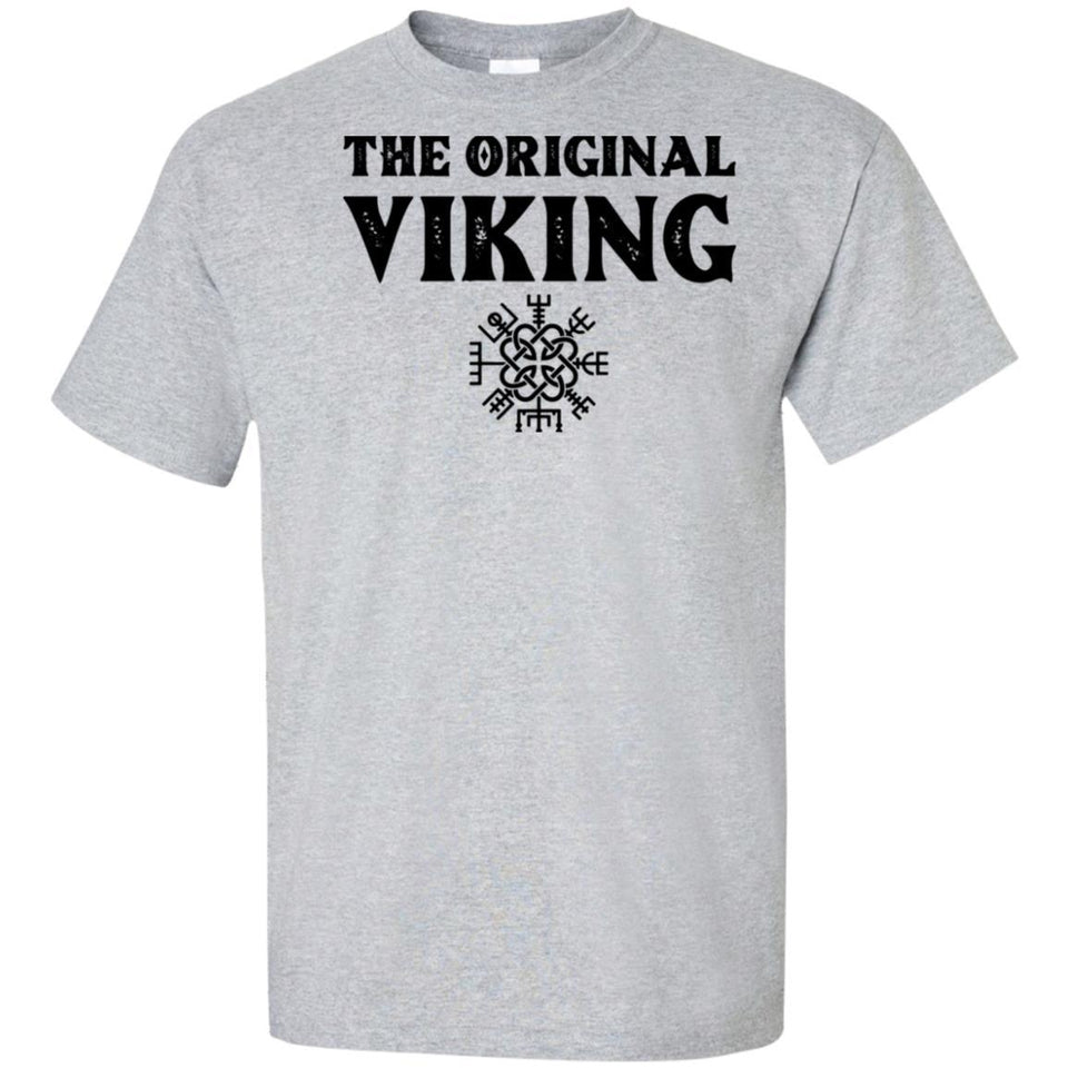 Viking, Norse, Gym t-shirt & apparel, The Original Viking, FrontApparel[Heathen By Nature authentic Viking products]Tall Ultra Cotton T-ShirtSport GreyXLT