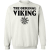 Viking, Norse, Gym t-shirt & apparel, The Original Viking, FrontApparel[Heathen By Nature authentic Viking products]Unisex Crewneck Pullover SweatshirtWhiteS