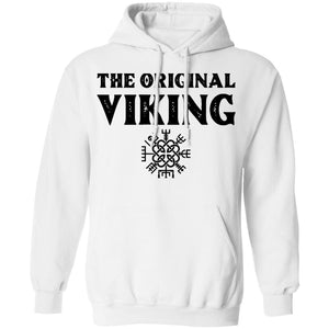 Viking, Norse, Gym t-shirt & apparel, The Original Viking, FrontApparel[Heathen By Nature authentic Viking products]Unisex Pullover HoodieWhiteS