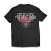 Viking, Norse, Gym t-shirt & apparel, The Real Hero, FrontApparel[Heathen By Nature authentic Viking products]Next Level Premium Short Sleeve T-ShirtBlackX-Small