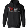 Viking, Norse, Gym t-shirt & apparel, The wolf is always scratching, frontApparel[Heathen By Nature authentic Viking products]Unisex Pullover Hoodie 8 oz.BlackS