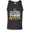 Viking, Norse, Gym t-shirt & apparel, Their Bitch, FrontApparel[Heathen By Nature authentic Viking products]Cotton Tank TopBlackS