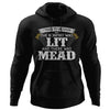 Viking, Norse, Gym t-shirt & apparel, There was mead, FrontApparel[Heathen By Nature authentic Viking products]Unisex Pullover HoodieBlackS